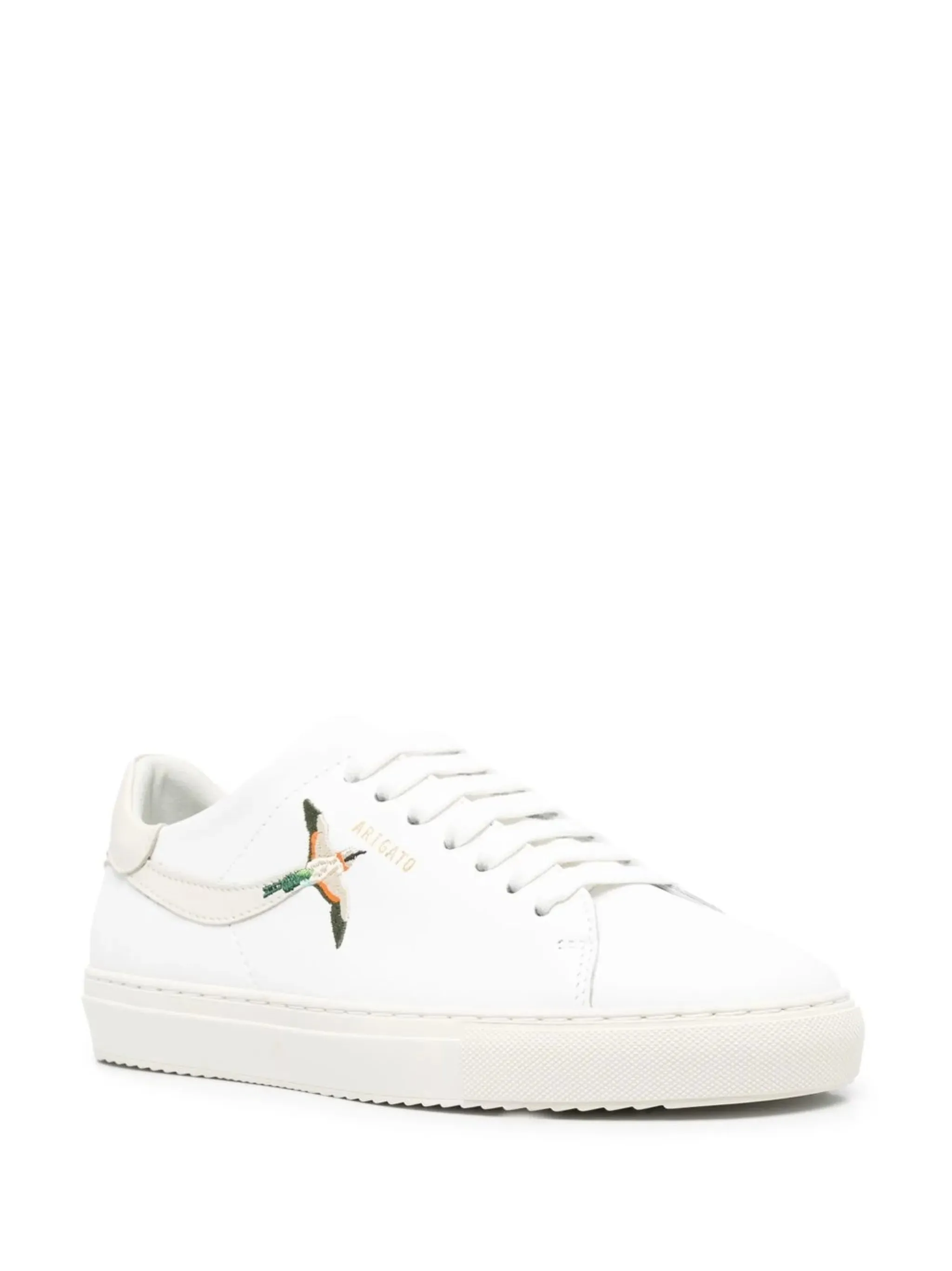 embroidered-bird lace-up sneakers Armani Shoes
