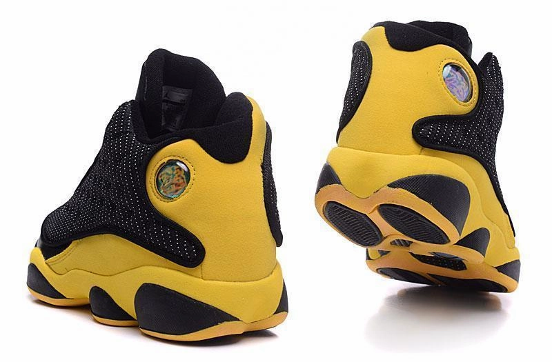 Nike Air Jordan Men 13 Retro Yellow Basketball Men Basketball Shoes Wow 10