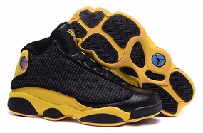 Nike Air Jordan Men 13 Retro Yellow Basketball Men Best Ventilated Basketball Shoes