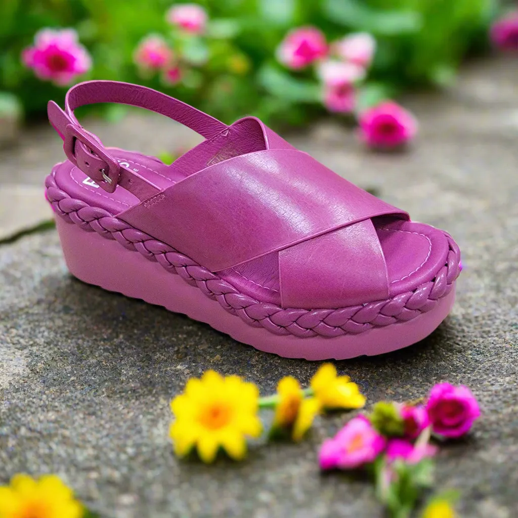 Fabric Sandals EOS- Melia - Fuchsia