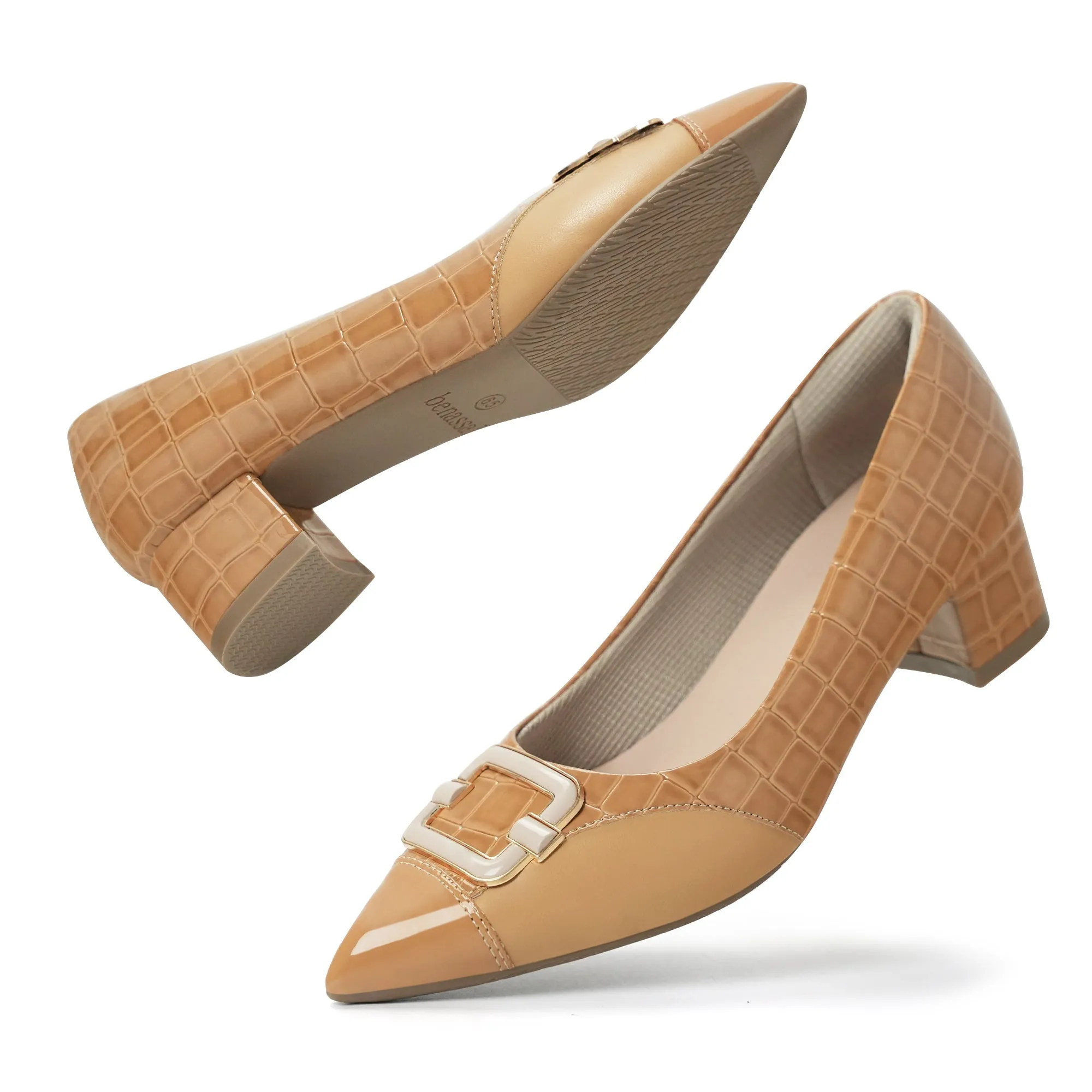 Tan Pumps Dress-Sophia