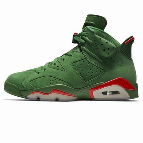 Original New Arrival Authentic Nike Air Jordan 6 Gatorade AJ6 Gatorade Green Suede Daniel Padilla Basketball Shoes