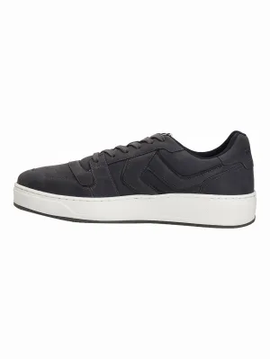 Men's Blue Solid Sneakers Casual Shoes With White Sole