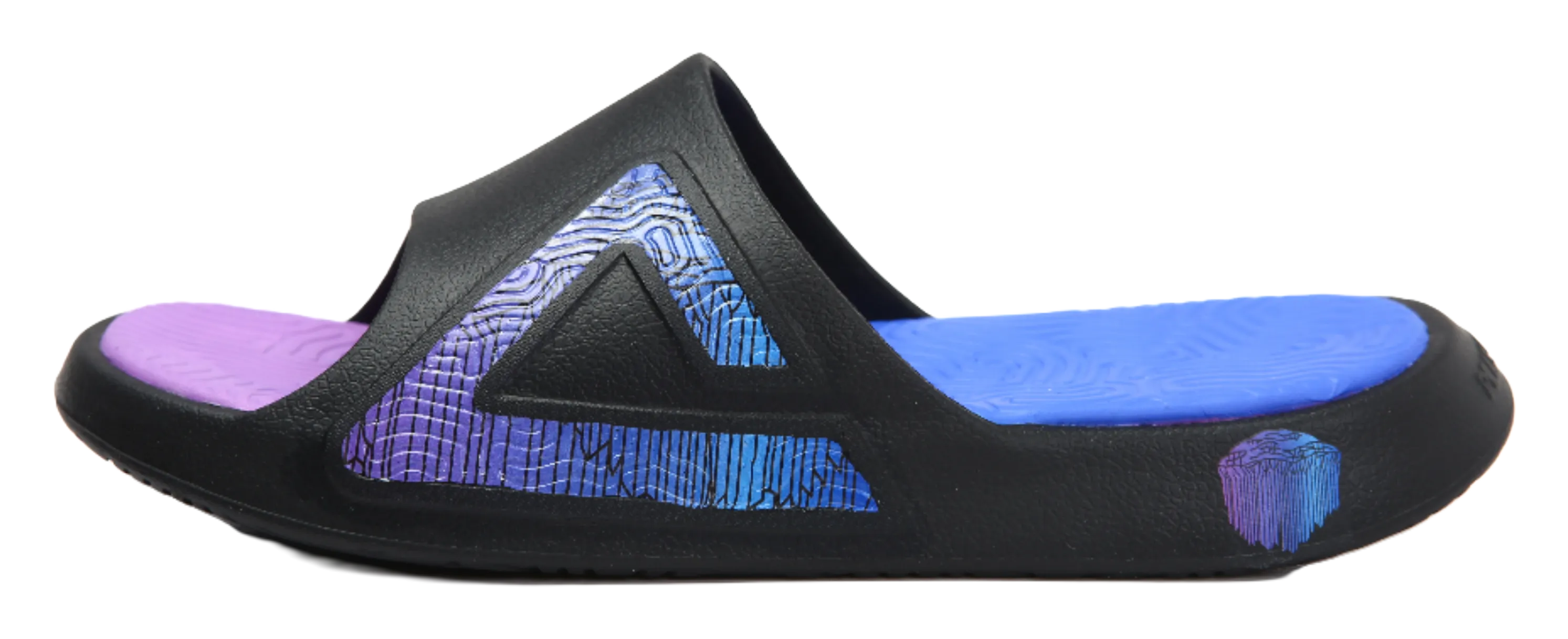 PEAK Tai Ji2.0 EVA Quiet Slip Resistant Abrasion Resistant Slide Slippers Men's Black Purple Slippers Sandals