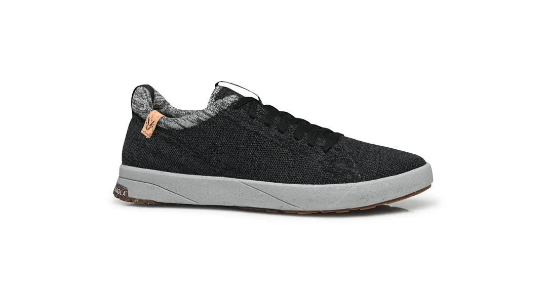 Cute Casual Sneakers Cannon Knit M 2.0 Wool Black - Steel Grey