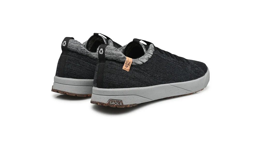 Nano Sneakers Cannon Knit M 2.0 Wool Black - Steel Grey