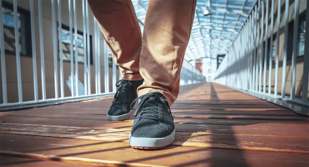 Hiking Shoes Sneakers Cannon Knit M 2.0 Wool Black - Steel Grey