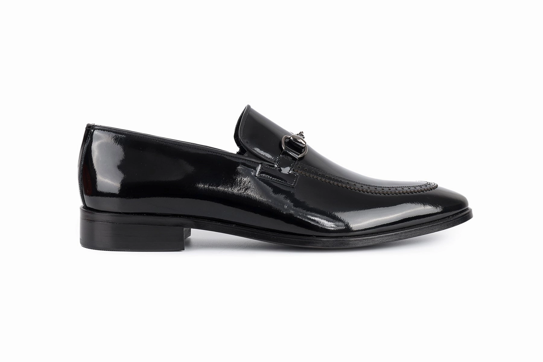 Ecco Dress Shoes On Sale Edroy Patent Leather Horsebit Buckle Dress Shoes
