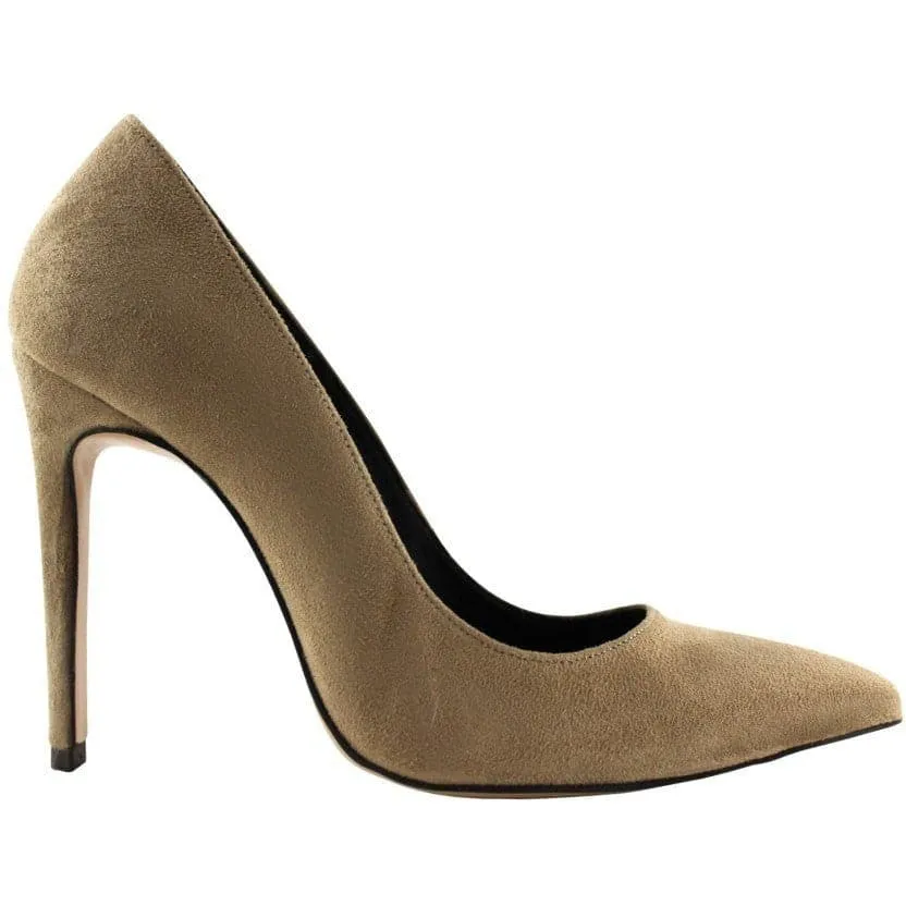 Of A High Heel Faux-Suede 110mm High Heels (Sand) by FAIR Shoes