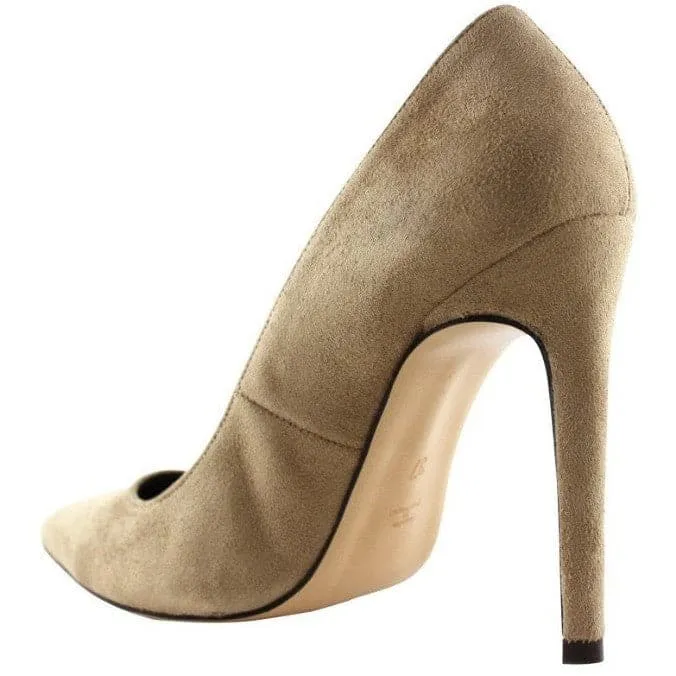 Faux-Suede 110mm High Heels (Sand) by FAIR Shoes High Heels Cougar