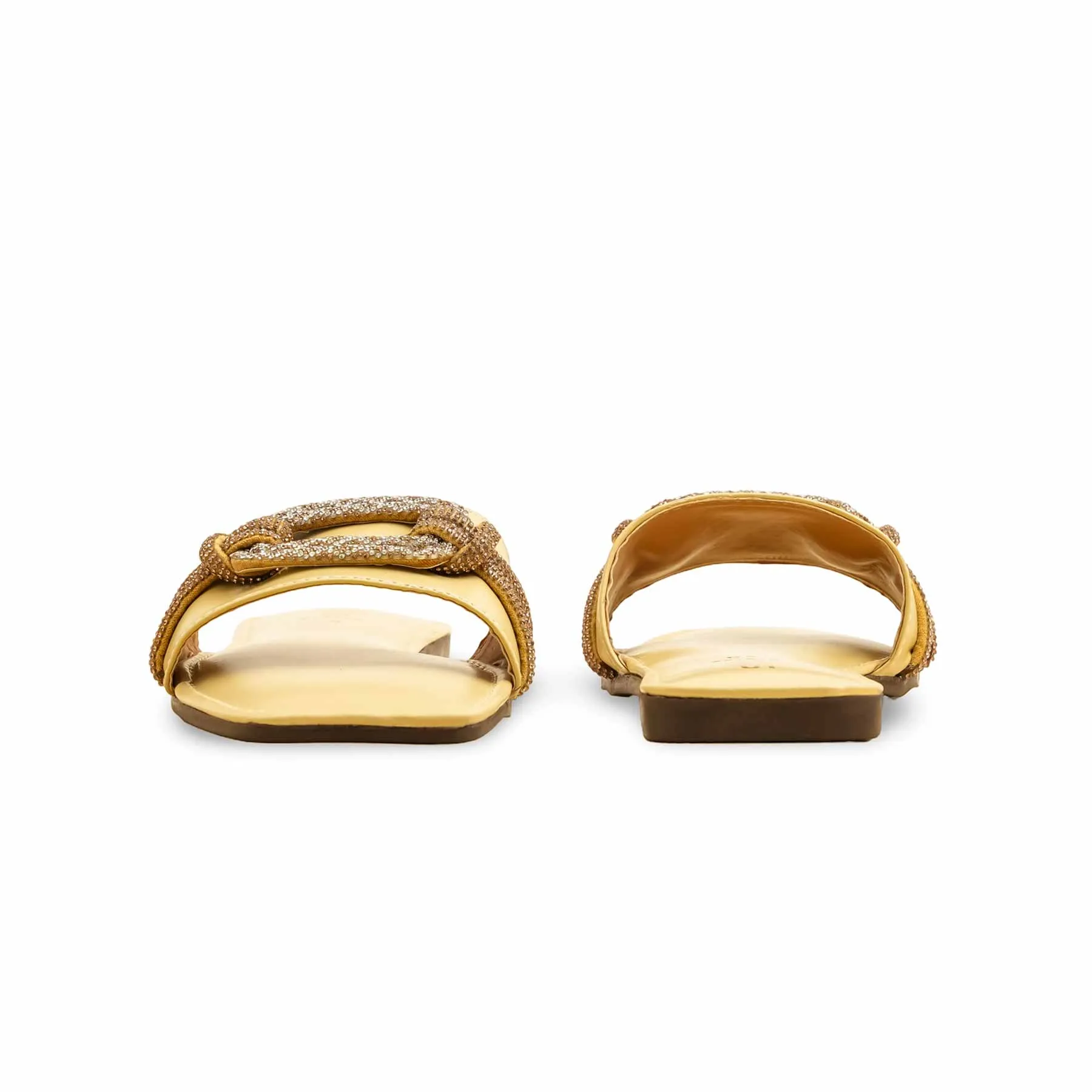 Fawn Casual Slipper For Women CL2089 Glitter Flat Wedding Shoes