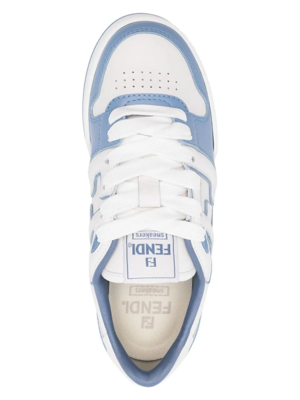 FENDI MATCH LEATHER SNEAKERS Exclusive Jordan Sneakers