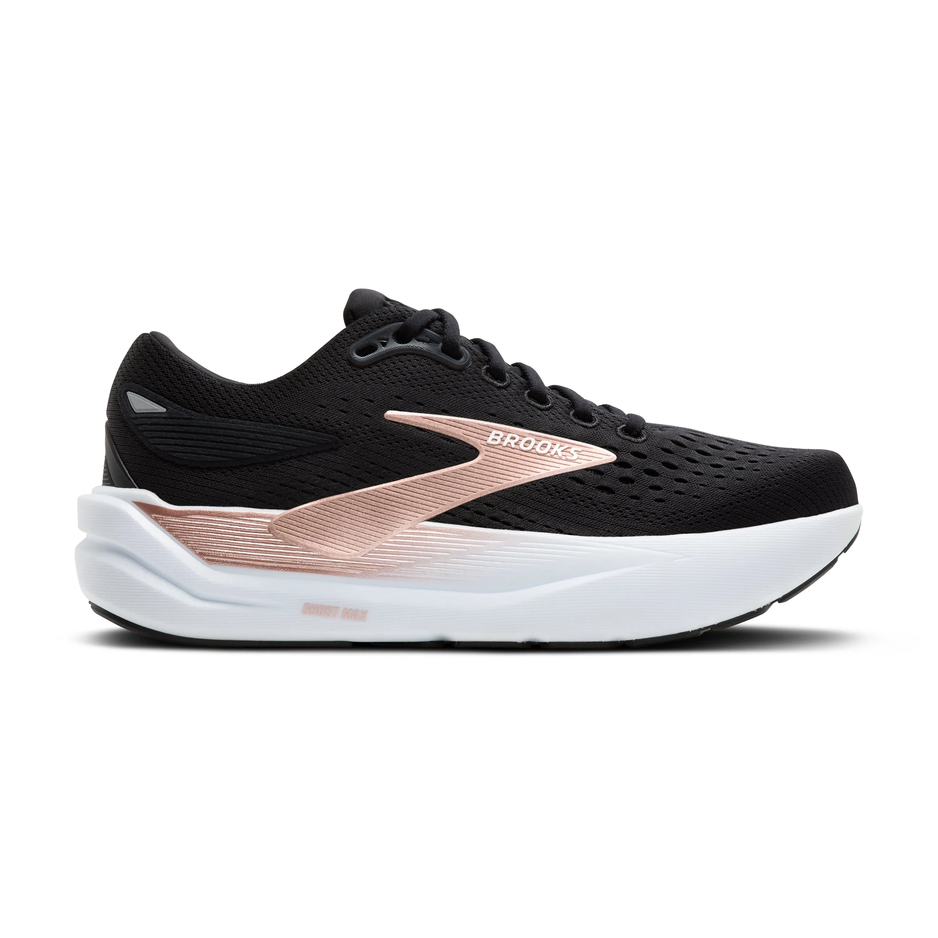 Top Rated Long Distance Running Shoes Brooks | Ghost Max 3 | Women's | Black/Black/Rose Gold