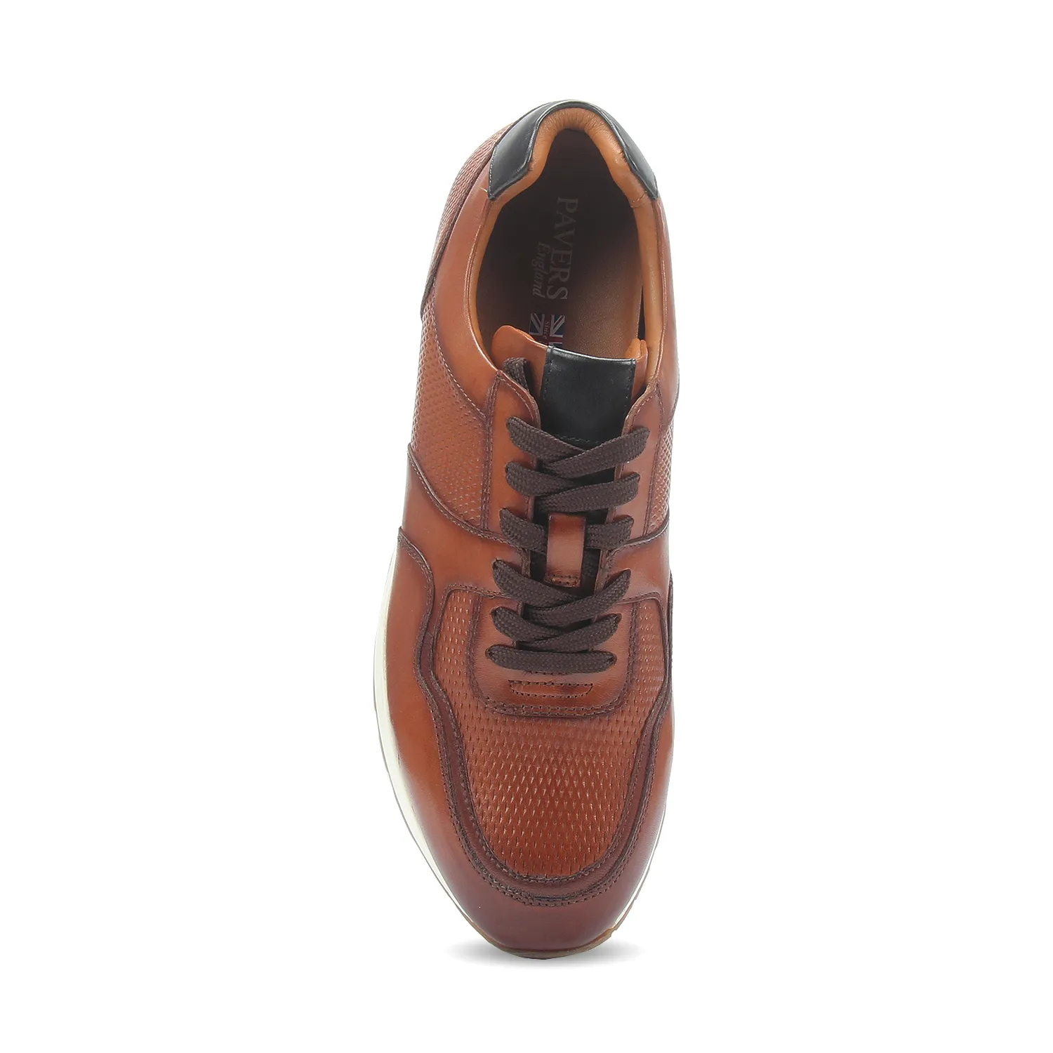 Leather textured lace-up shoes for men Casual Shoes Wear With Leggings