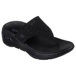 SKECHERS GO WALK ARCH FIT SANDALS - 140801 - BBK Clear Sandals
