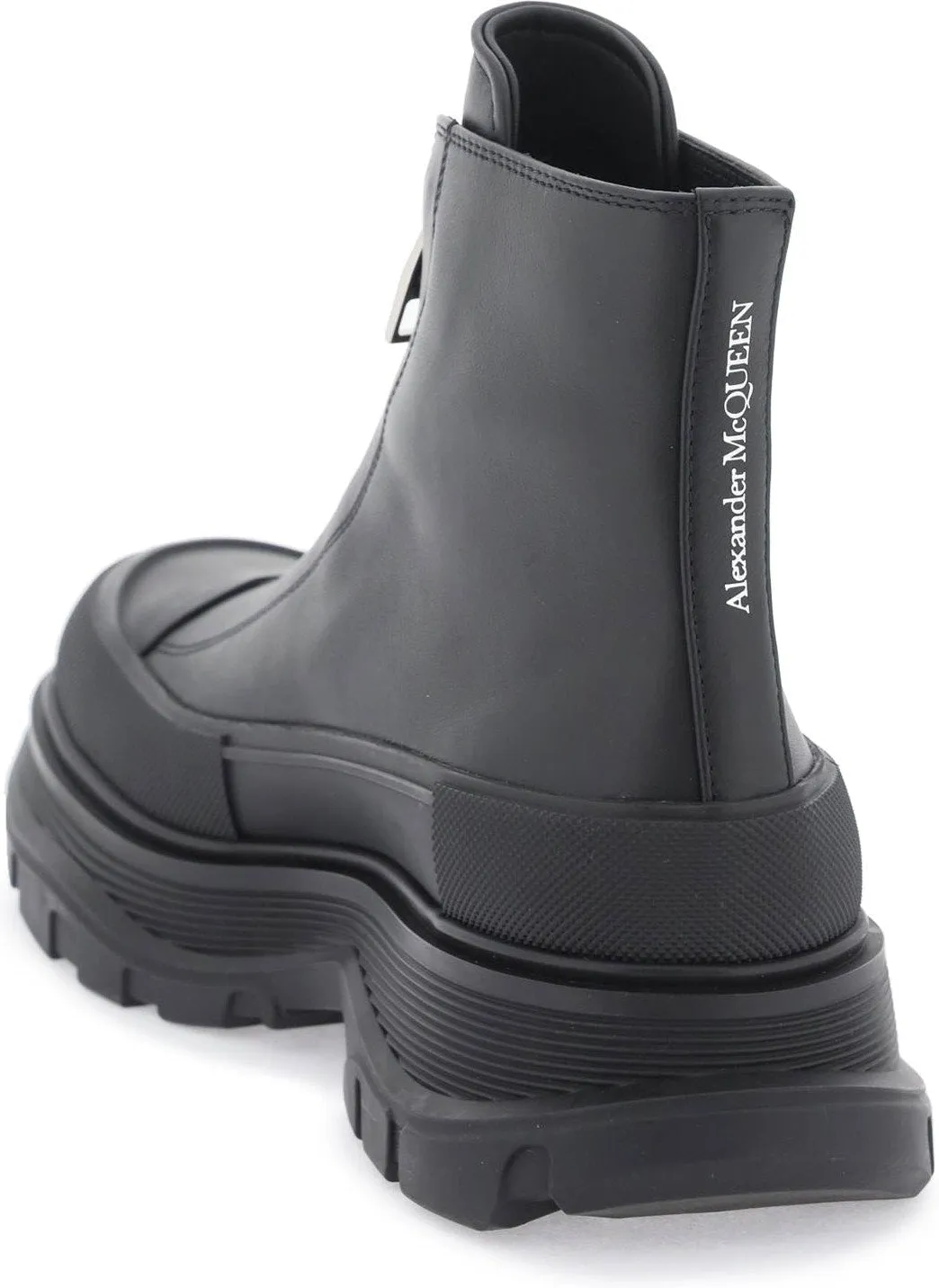 Chelsea Lug Boots ZIP TREAD SLICK ANKLE BOOTS