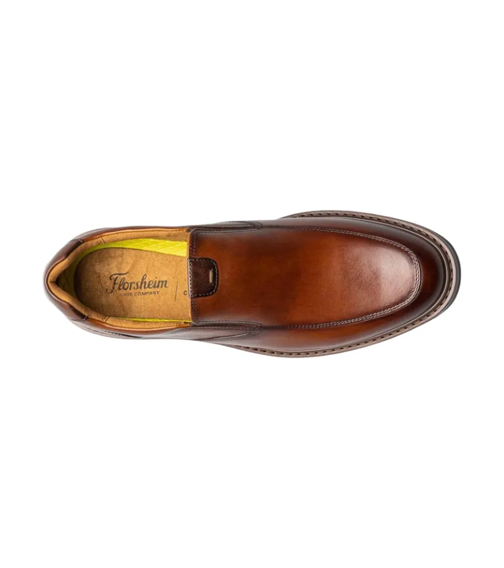 Wide Dress Shoes With Arch Support Florsheim Men's Norwalk Moc Toe Slip On Cognac