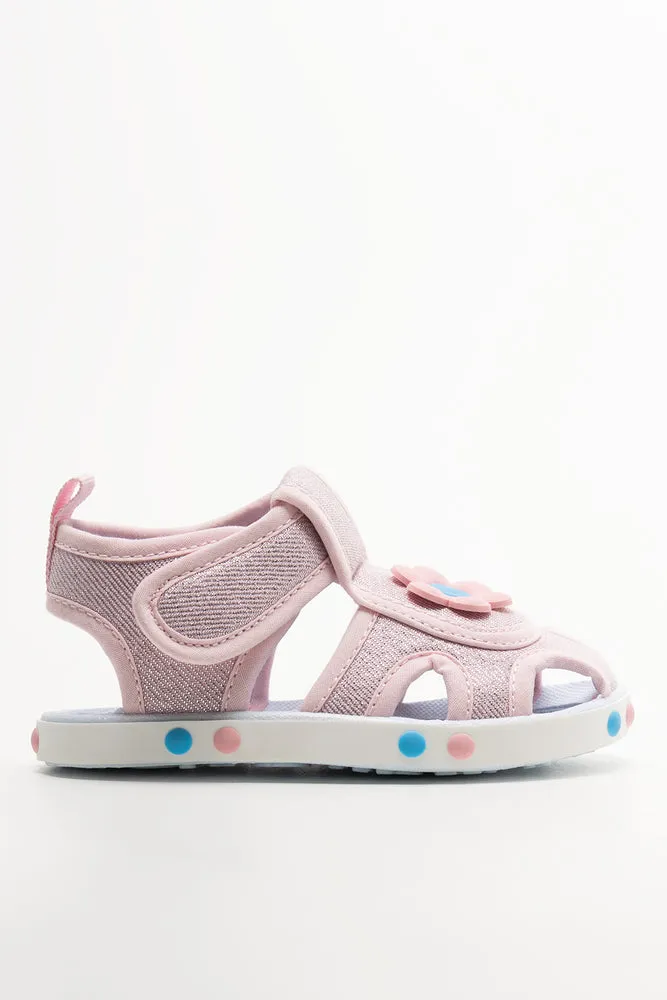 Flower Sandals Pink Party Sandals