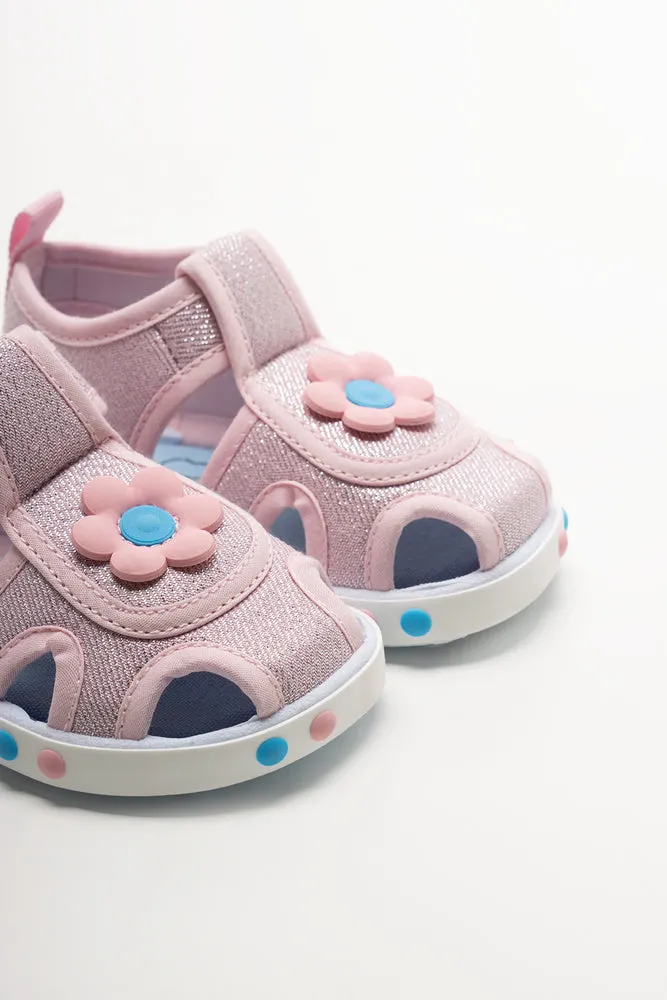 Flower Sandals Pink Daisy Sandals