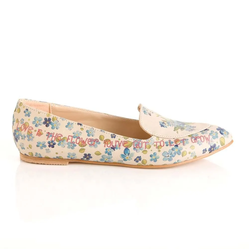 Flowers Ballerinas Shoes OMR7202 Tennis Shoe Flats