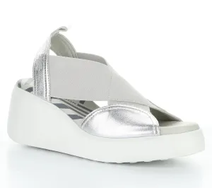 Walking Sandals For Europe FLY LONDON DAIF - SILVER