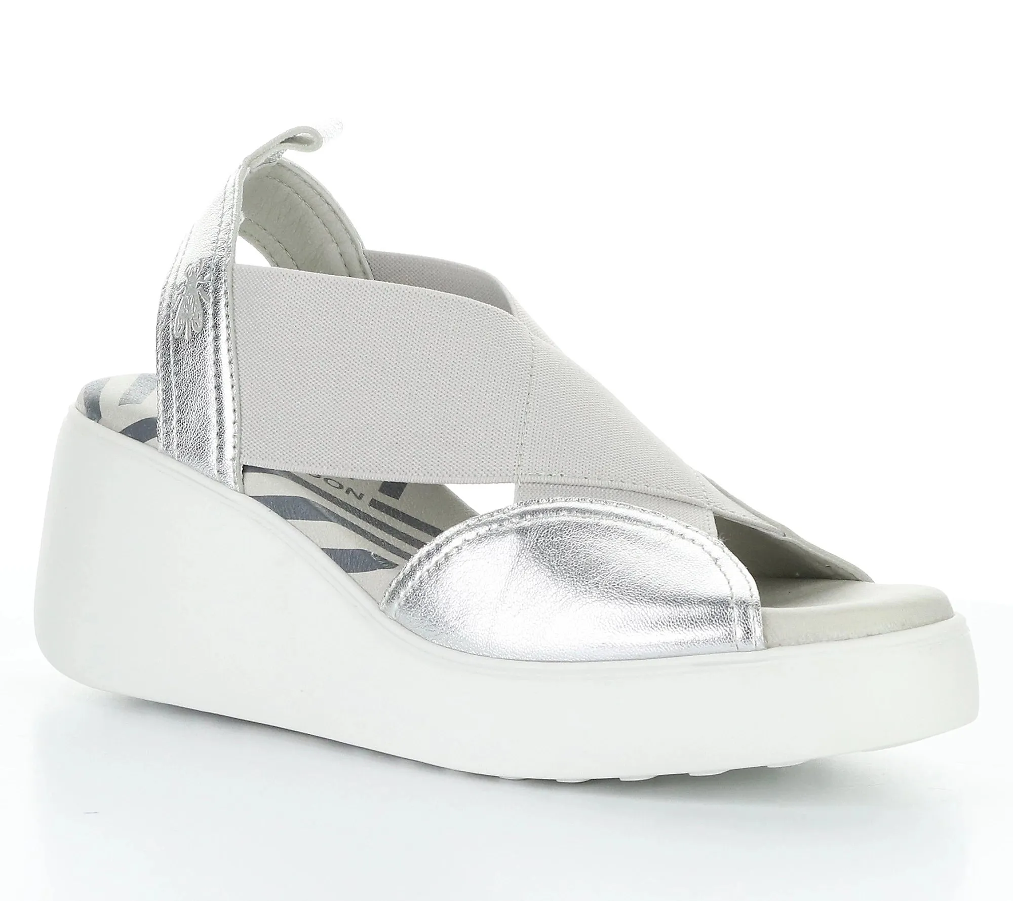 FLY LONDON DAIF - SILVER Sandals In Italy
