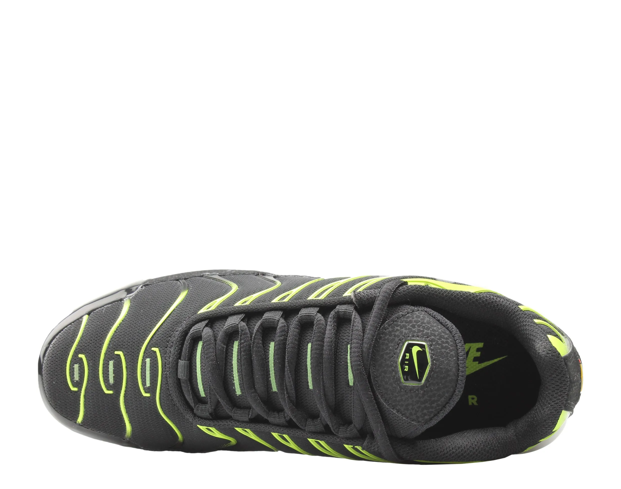 Paris Nike Shoes Nike Air Max Plus Black/Volt-White-Platnium Tint Men's Running Shoes 852630-037