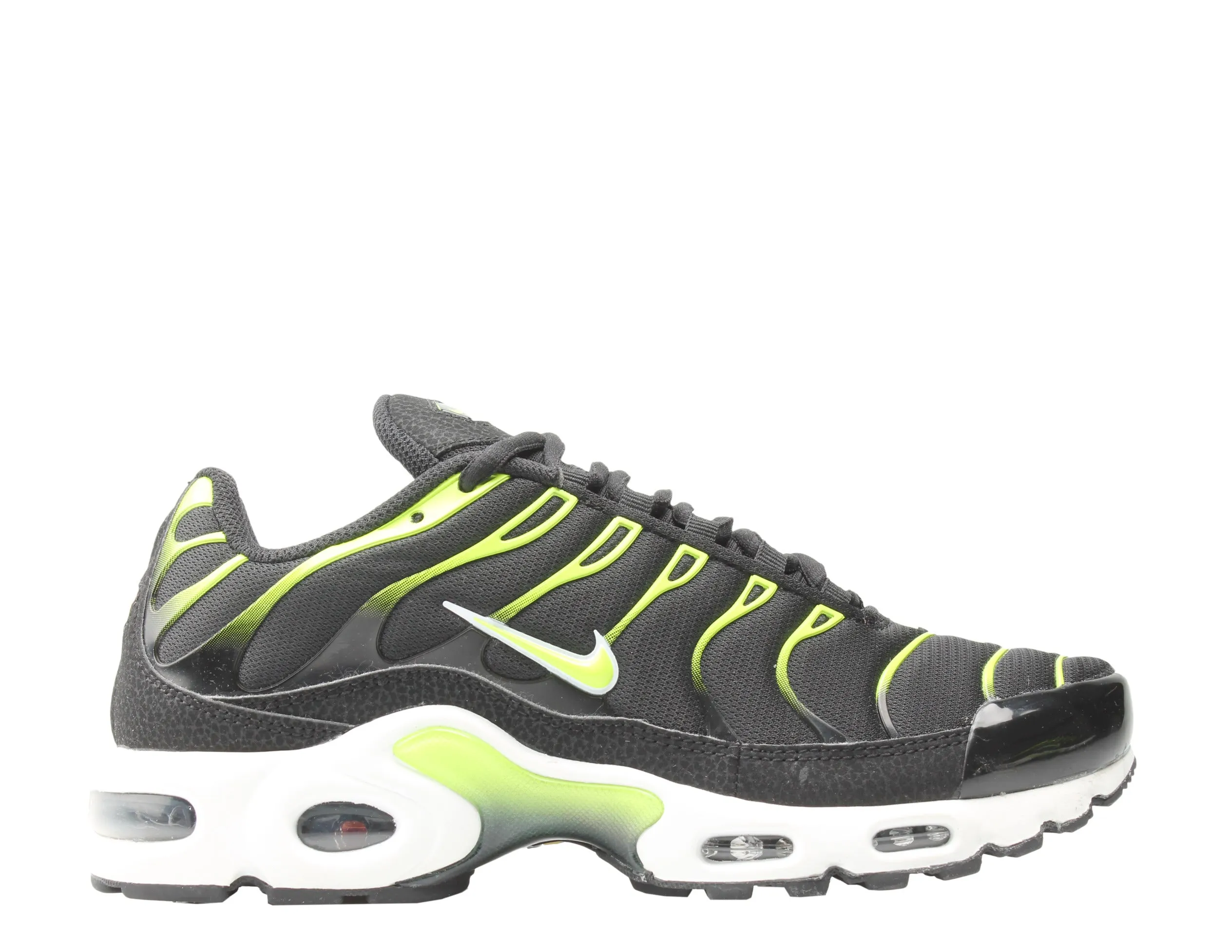 Nike Air Max Plus Black/Volt-White-Platnium Tint Men's Running Shoes 852630-037 Nike Gary Payton Glove Shoes