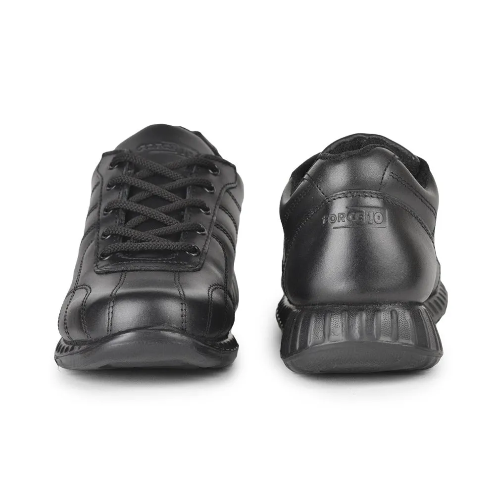 Boy Casual Shoes Force 10 Lacing Black Casual Shoes For Men 9906-05 By Liberty