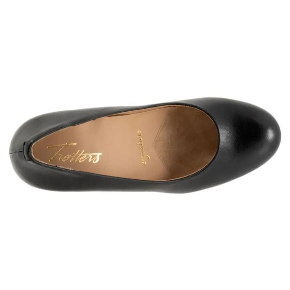 Trotters Lanay Black Leather Pump (Women's)