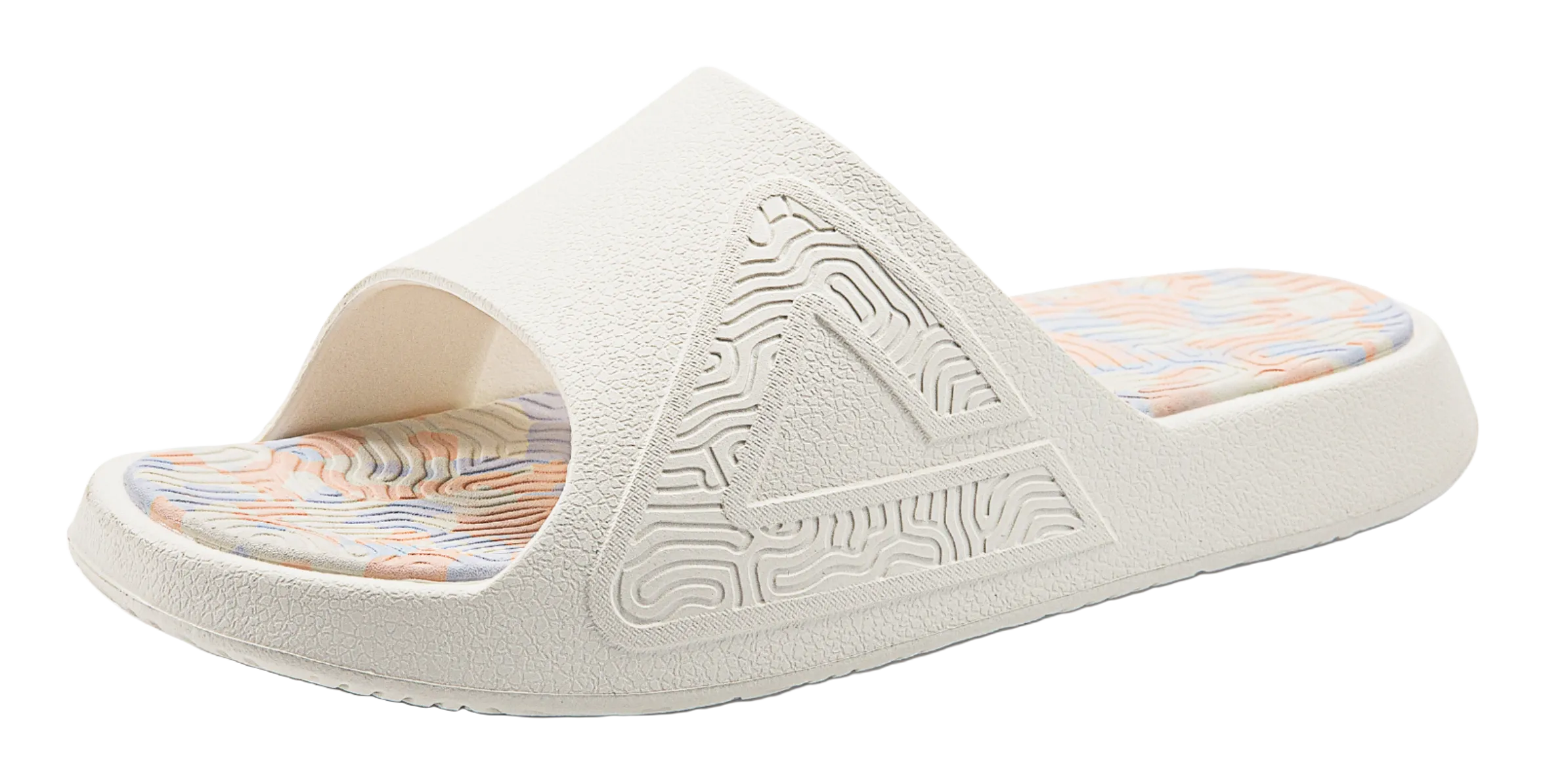 PEAK Tai Ji1.0 Slide Slippers Unisex Canvas White Pdf Slippers