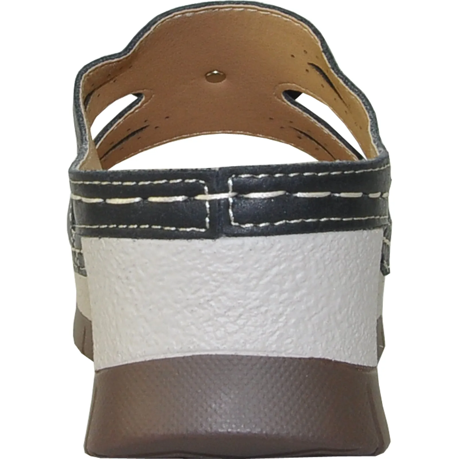 VANGELO Women Sandal DESTINY Wedge Sandal Black Separator Sandals