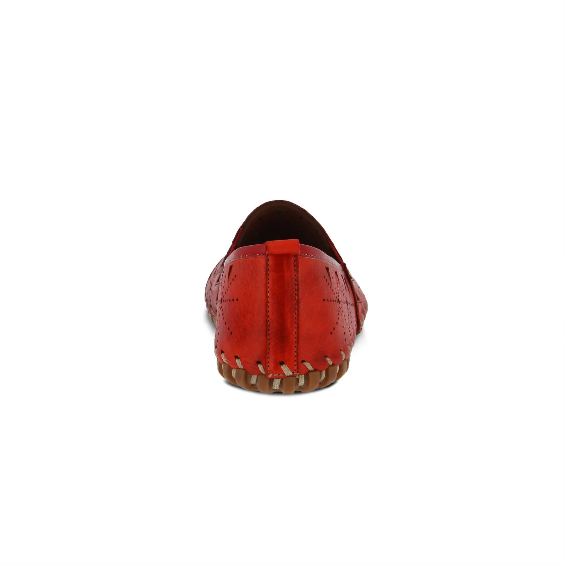 Loafers Leather Brown FUSARO RED