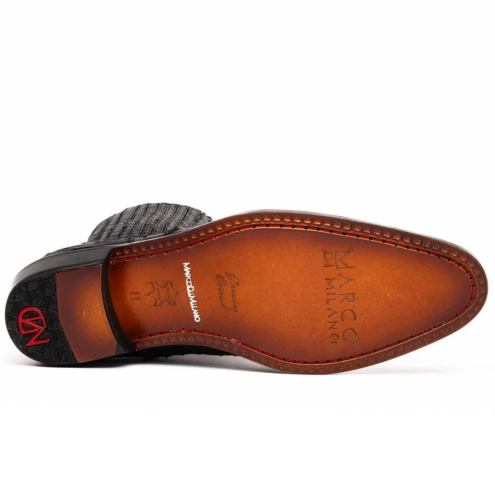 Giorgio Black Dress Shoes For Back Pain