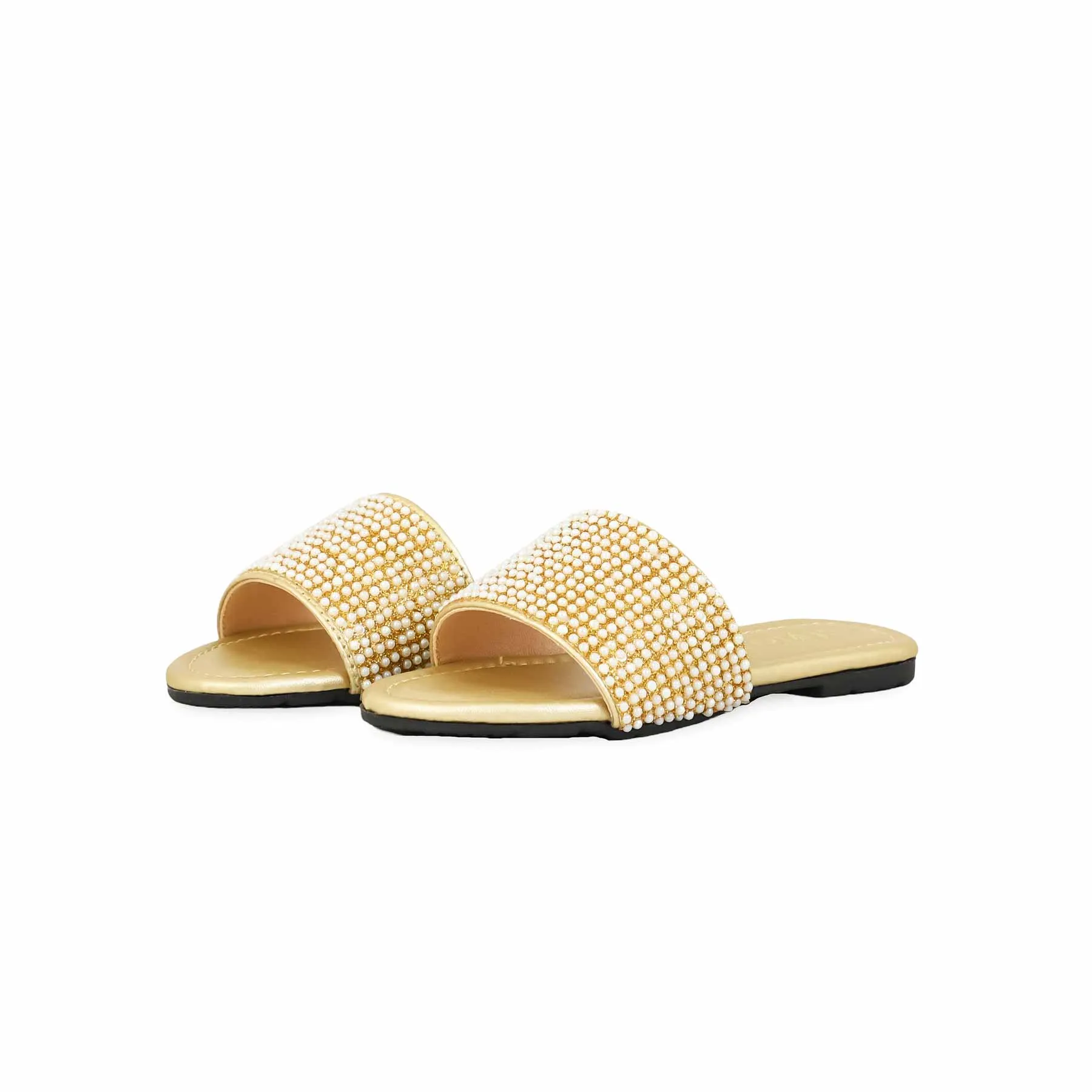 Belly Dance Slippers Girls Golden Casual Slipper KD5566