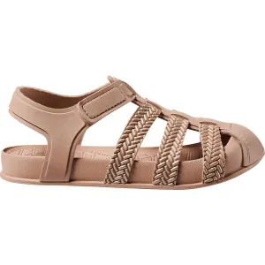 Girls' Little Water Beachy Sandals In Golden Hour Strappy Gladiator Sandals