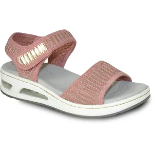 VANGELO Women Sandal ASPEN Comfort Wedge Sandal Pink Sandals With Buckle