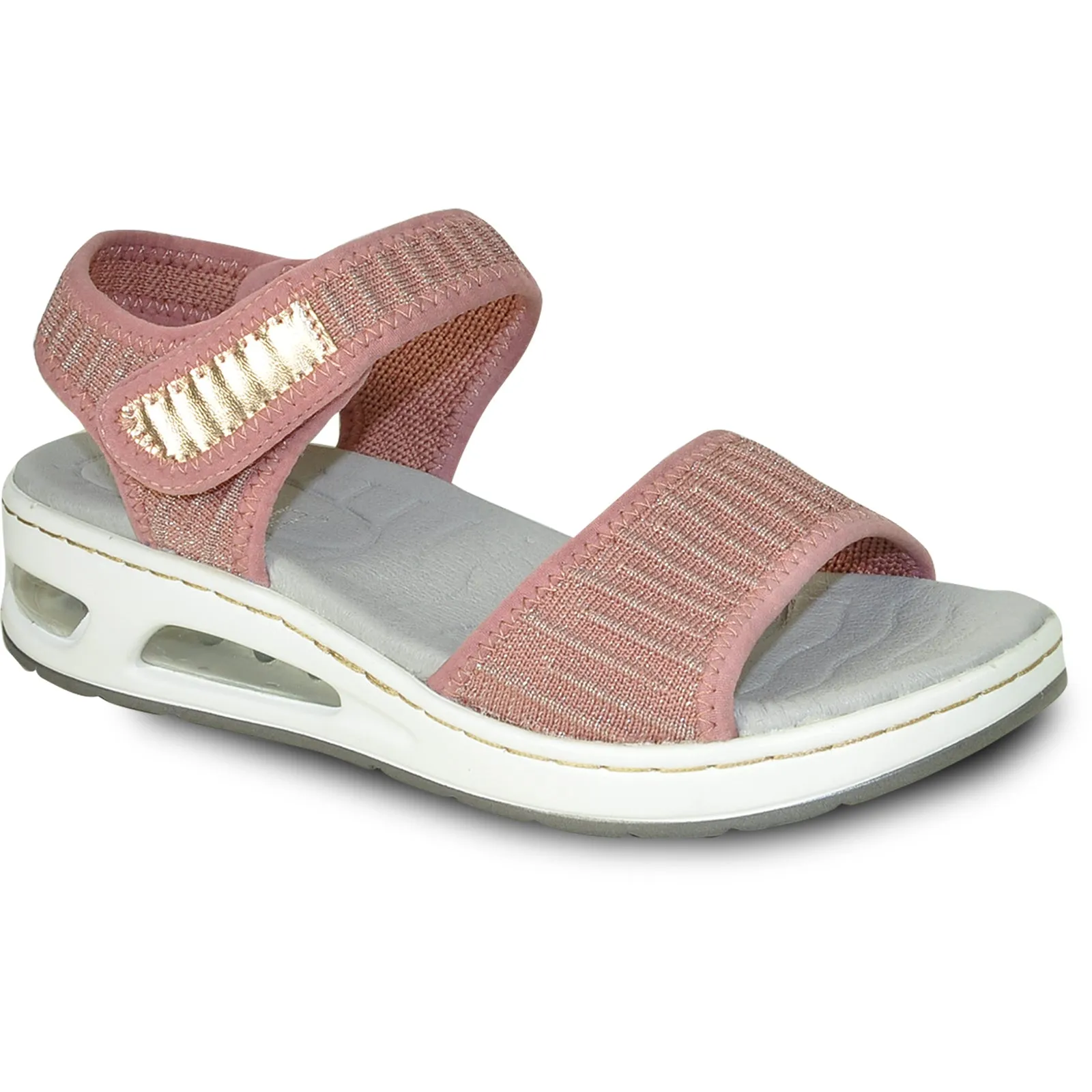 T Strap Sandals VANGELO Women Sandal ASPEN Comfort Wedge Sandal Pink