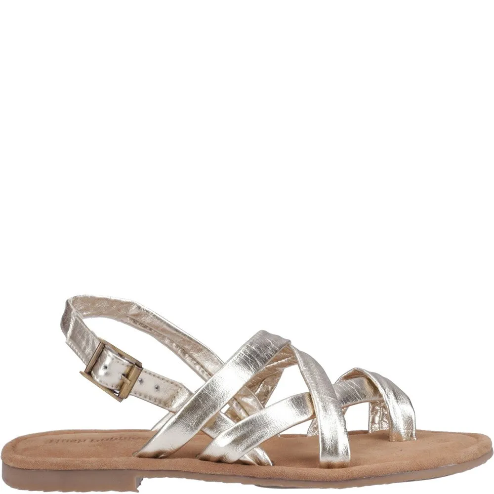 Gold Hope Sandals Target Shoes Flats