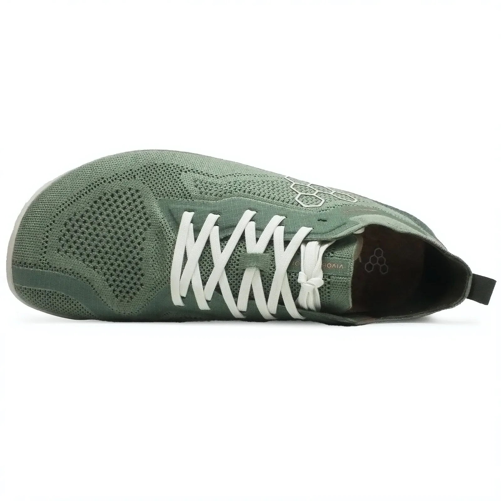 Triathlon Running Shoes Vivobarefoot Primus Lite Knit Natural Textile Men's Dusty Green Running Trainers
