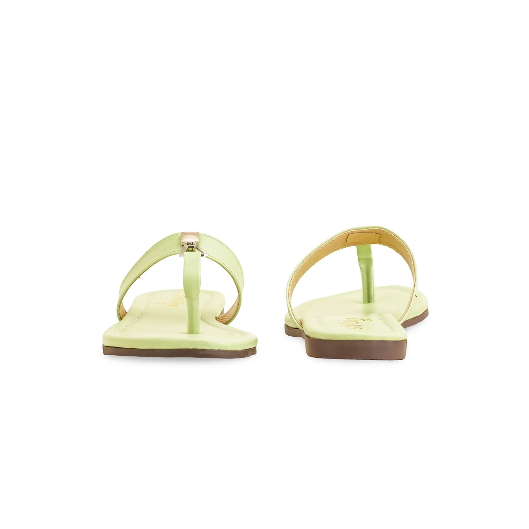 Green Casual Women Chappal  CL2082