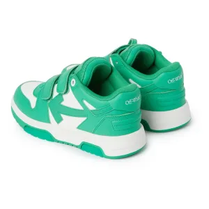 Comfortable Casual Leather Shoes Green Sneakers
