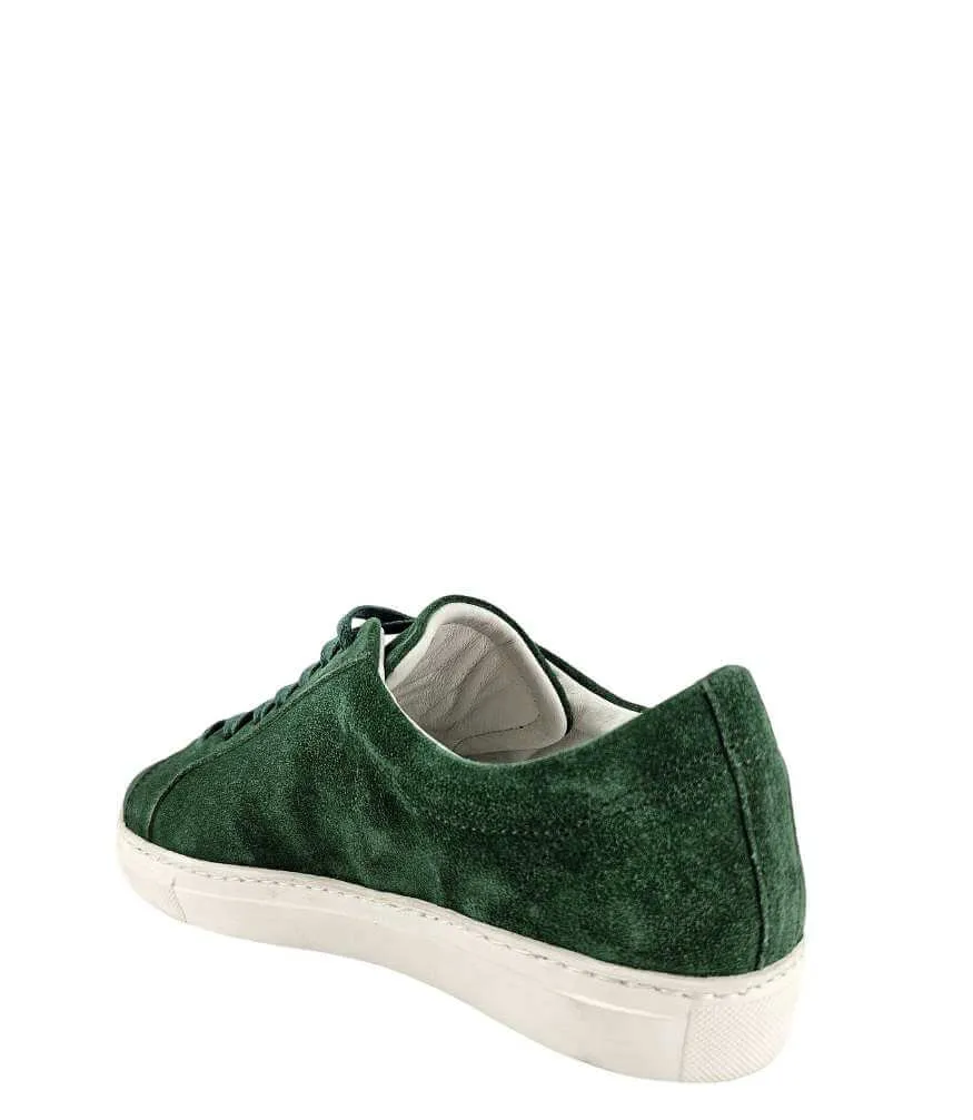 Green Suede Sirius Star Womens Sneaker Sneakers Berluti