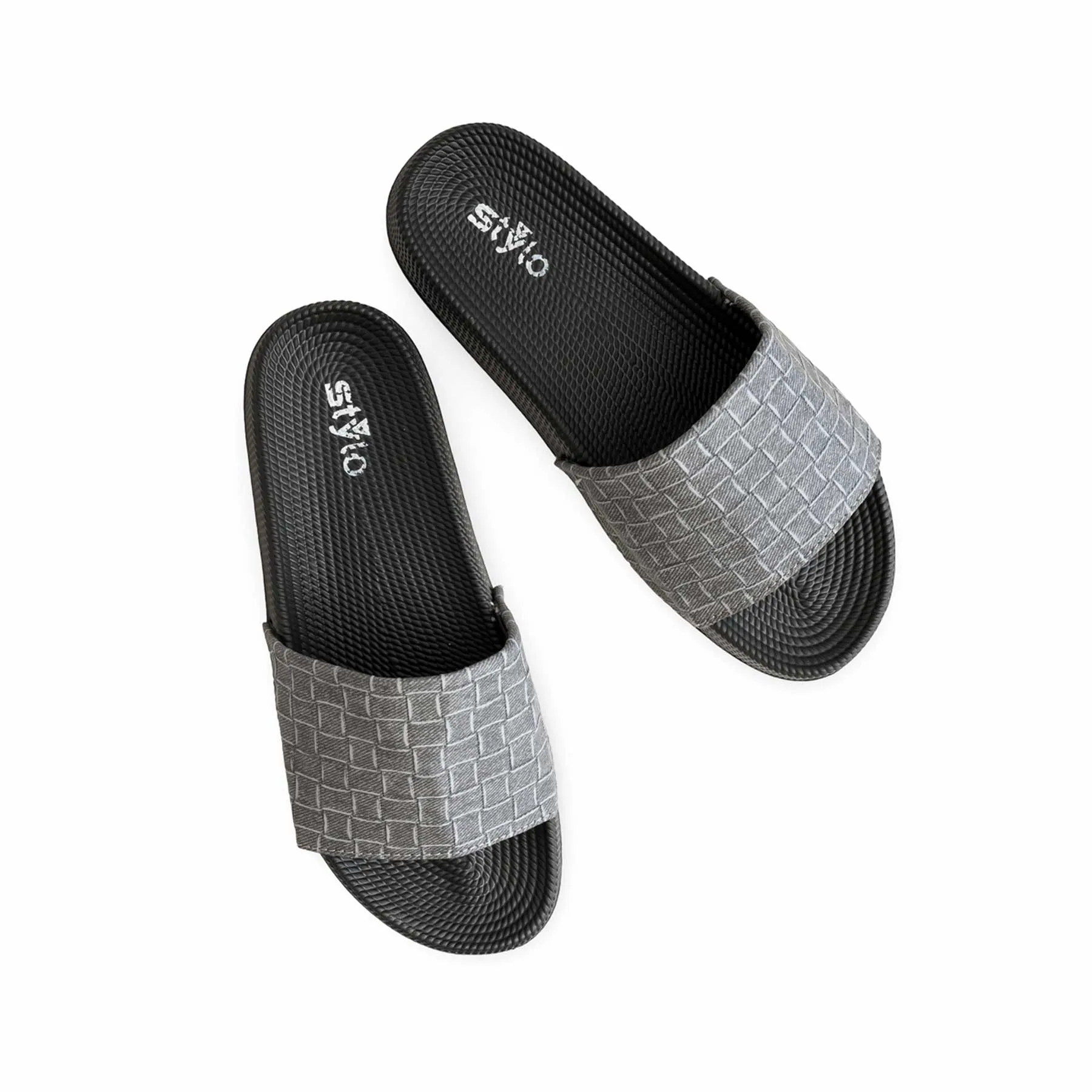 Flat Feet House Shoes Grey Casual Women Softy CL9343