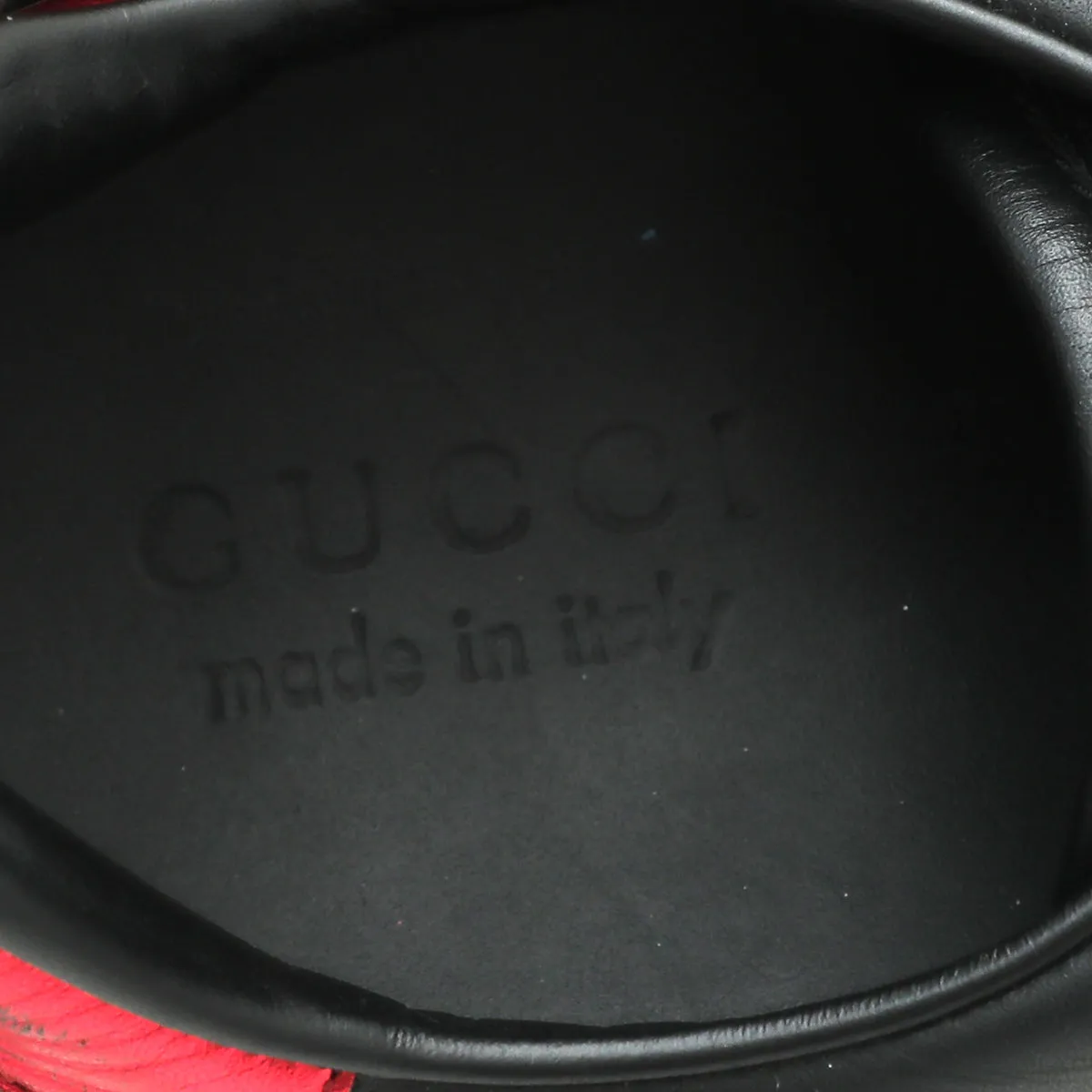 Gucci Black Multicolor Kingsnake Men's Ace Sneakers 5 Sneakers Canvas