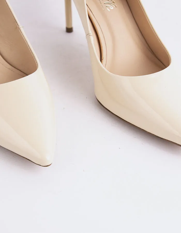 The Highest High Heel Zinnia Nude Patent
