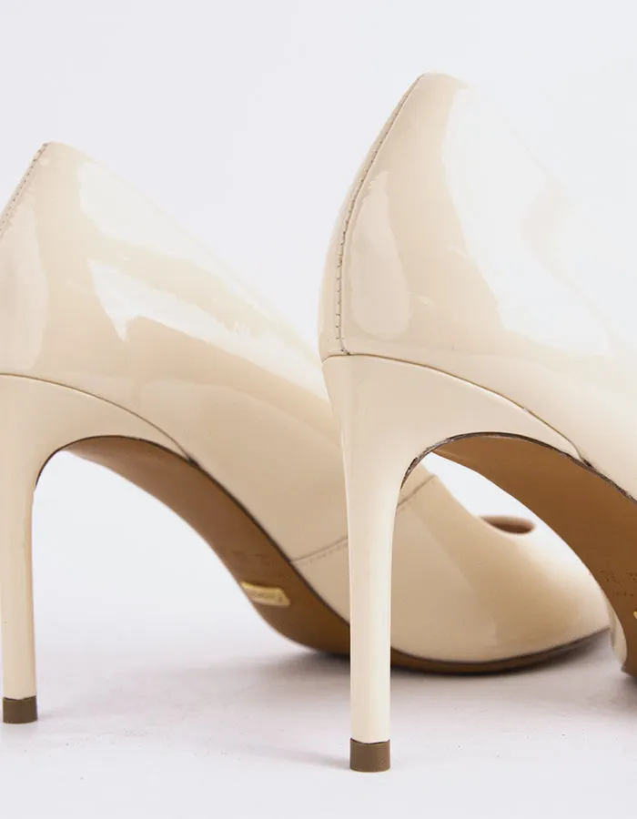 Zinnia Nude Patent Heel Oxfords