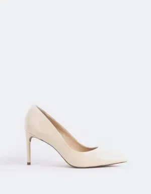 Zinnia Nude Patent 2 Inch High Heel Pumps