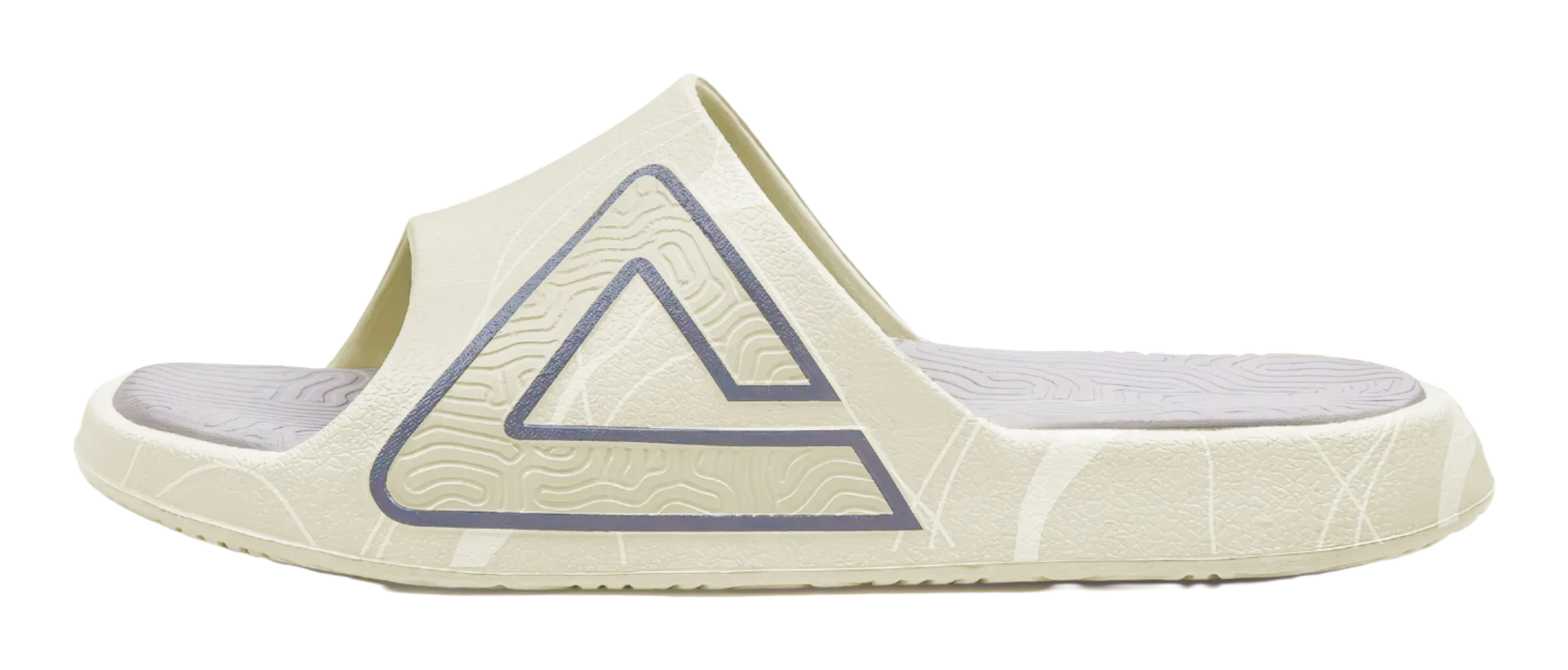 PEAK Tai Ji1.0 Quiet Slip Resistant Cushioning Slide Slippers Unisex Gray Beige White Plane Slippers