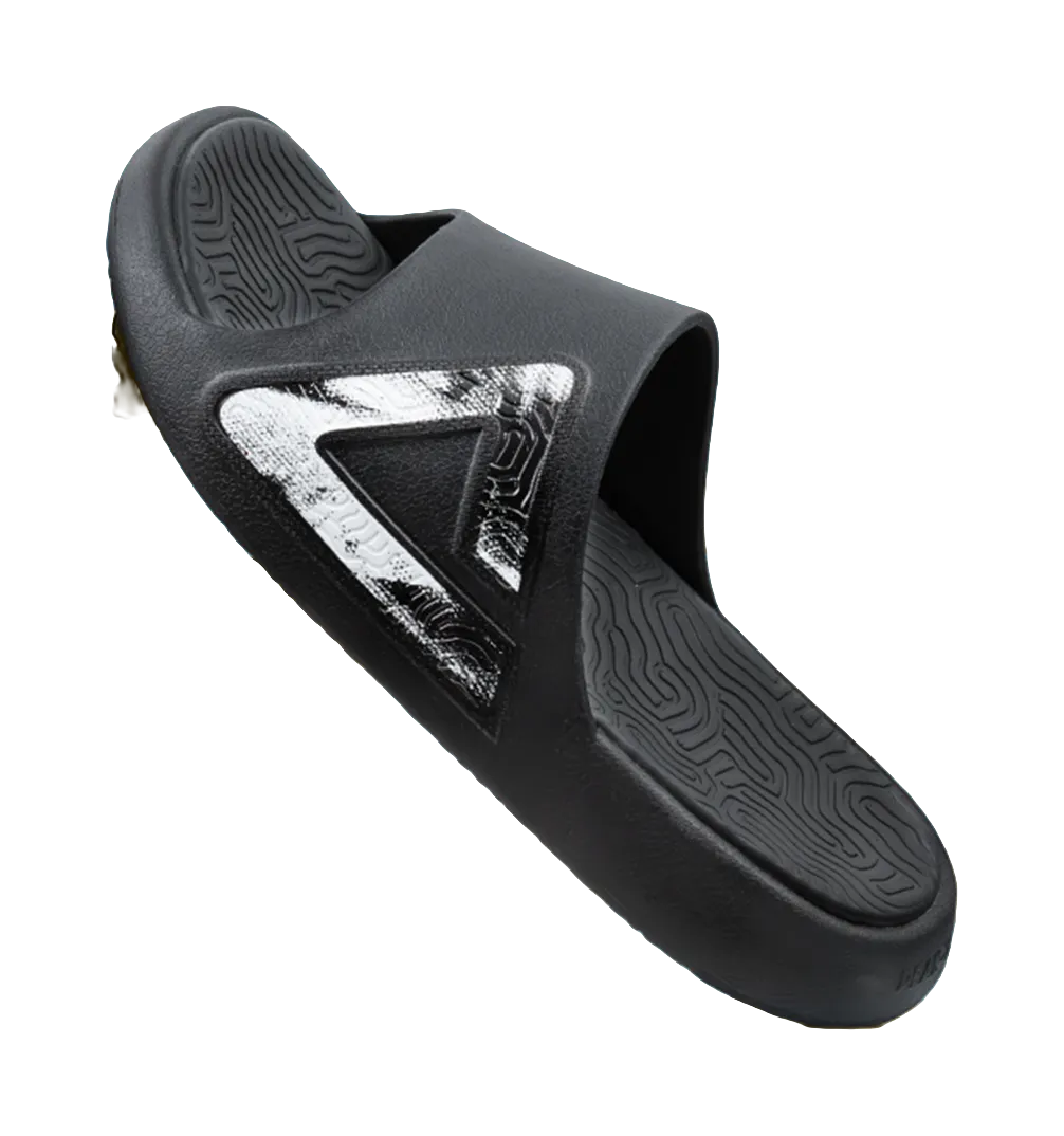 PEAK Tai Ji1.0 Cushioning Slip Resistant Abrasion Resistant Quiet Slide Slippers Unisex Black Gray Chaco Slides